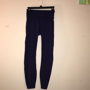 Lululemon leggings. Dark blue size: 6